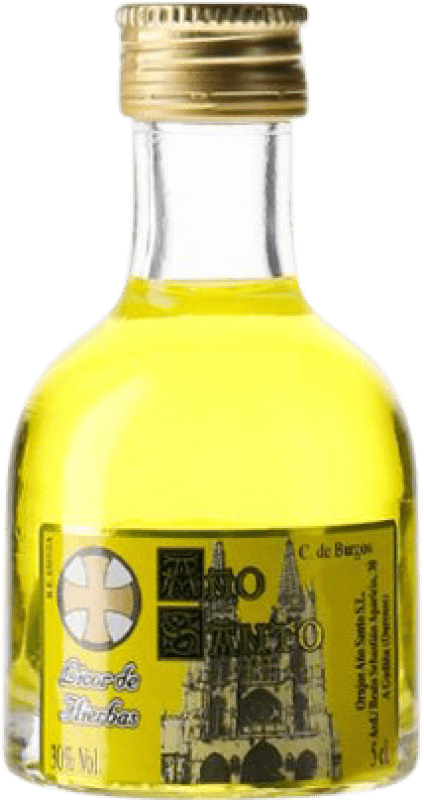 1,95 € Бесплатная доставка | Орухо Марк Año Santo Aguardientes Галисия Испания Мини-бутылка 5 cl Hierbas — Травы