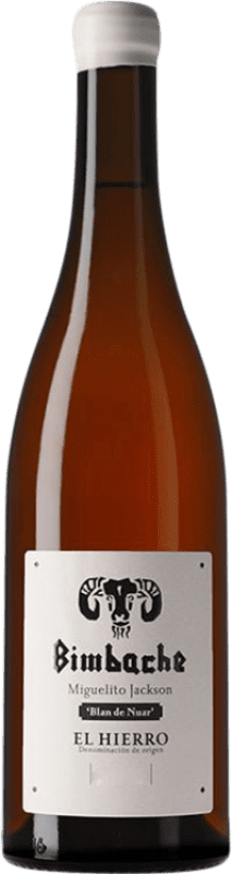 48,95 € Spedizione Gratuita | Vino Bianco Bimbache Miguelito Jackson Blan de Nuar D.O. El Hierro Isole Canarie Spagna Baboso, Listán, Vijariego 75 cl