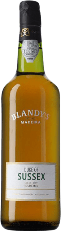 12,95 € Бесплатная доставка | Белое вино Blandy's Madeira Duke of Sussex Seco — Сухое I.G. Madeira мадера Португалия Tinta — Тинта 3 Лет 75 cl