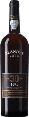 224,95 € 免费送货 | 加强葡萄酒 Blandy's Madeira I.G. Madeira 马德拉 葡萄牙 Boal — 博阿尔 30 岁 75 cl