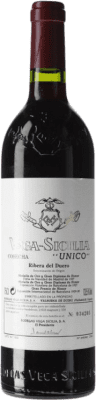 1 302,95 € Envío gratis | Vino Tinto Vega Sicilia Único Gran Reserva 1989 D.O. Ribera del Duero Castilla y León España Tempranillo, Cabernet Sauvignon 75 cl