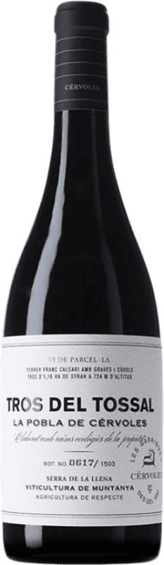 62,95 € Envoi gratuit | Vin Rouge Cérvoles Tros del Tossal D.O. Costers del Segre Catalogne Espagne Syrah 75 cl