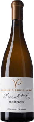 343,95 € Envío gratis | Vino Blanco Pierre Vincent Les Charmes 1er Premier Cru A.O.C. Meursault Borgoña Francia 75 cl