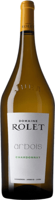 54,95 € 免费送货 | 白葡萄酒 Domaine Rolet A.O.C. Arbois 朱拉 法国 Chardonnay — 莎当妮 大瓶 — Magnum 1,5 L