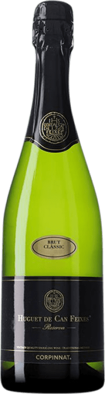 23,95 € Envio grátis | Espumante Branco Huguet de Can Feixes Brut — Bruto Corpinnat Catalunha Espanha 75 cl