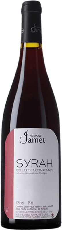 29,95 € Kostenloser Versand | Rotwein Domaine Jamet I.G.P. Collines Rhodaniennes Rhône Frankreich Syrah 75 cl