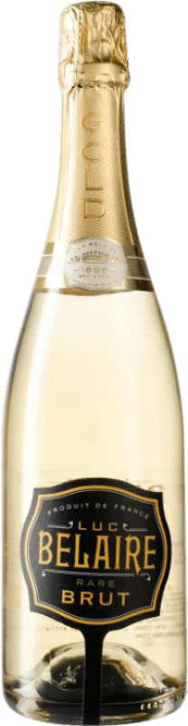 44,95 € 免费送货 | 白起泡酒 Luc Belaire Fantôme Brut — 起泡酒 干型 Gold — 金色版, Rare — 稀有 A.O.C. France 法国 75 cl
