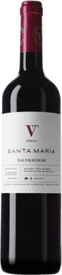 14,95 € Kostenloser Versand | Rotwein Valtravieso Finca Santa María Eiche D.O. Ribera del Duero Kastilien und León Spanien 75 cl