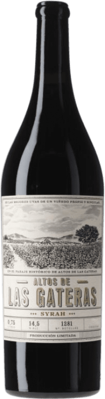 49,95 € 免费送货 | 红葡萄酒 Uvas Felices Viña al Lado de la Casa Altos de las Gateras D.O. Yecla 穆尔西亚地区 西班牙 Syrah — 西拉 75 cl