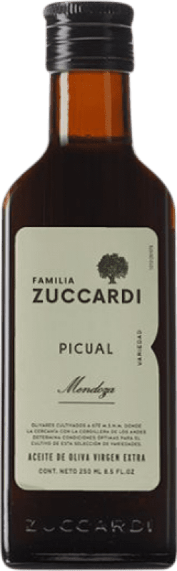 10,95 € Envio grátis | Azeite de Oliva Zuccardi I.G. Mendoza Mendoza Argentina Picual Garrafinha 25 cl