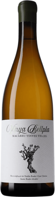24,95 € Envío gratis | Vino Blanco Vinya Bellpla VV Viñas Viejas D.O. Penedès Cataluña España Macabeo 75 cl