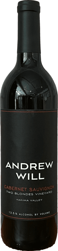 74,95 € 免费送货 | 红葡萄酒 Andrew Will Two Blondes Washington 美国 Cabernet Sauvignon — 赤霞珠 75 cl