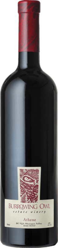 74,95 € Envio grátis | Vinho Tinto Burrowing Owl Athene V.G.A. Okanagan Valley Canadá Syrah, Cabernet Sauvignon 75 cl
