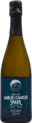 27,95 € Kostenloser Versand | Weißer Sekt Amélie & Charles Sparr Célébration A.O.C. Crémant d'Alsace Elsass Frankreich Pinot Blanc — Weißburgunder Organic — Bio 75 cl