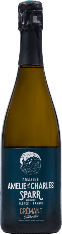 27,95 € 送料無料 | 白のスパークリングワイン Amélie & Charles Sparr Célébration A.O.C. Crémant d'Alsace アルザス フランス Pinot Blanc — ピノ・ブラン Organic — 有機 75 cl