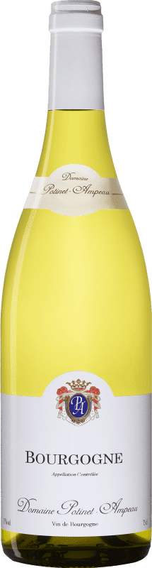 51,95 € 送料無料 | 白ワイン Potinet-Ampeau A.O.C. Bourgogne ブルゴーニュ フランス Chardonnay — シャルドネ 75 cl