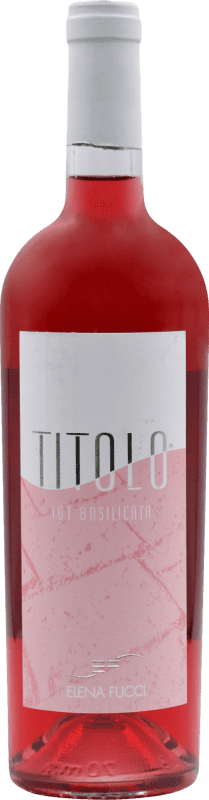 31,95 € Envío gratis | Vino Rosado Elena Fucci Titolo Pink — Rosado I.G.T. Basilicata Basilicata Italia Aglianico 75 cl