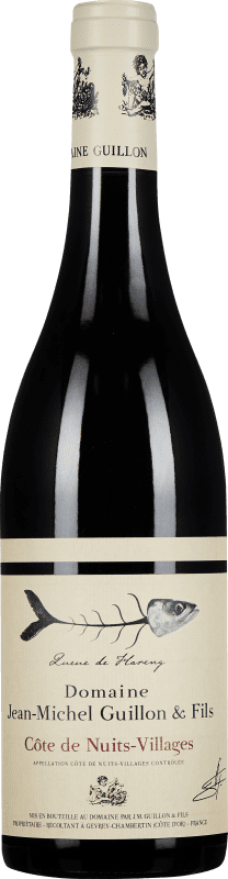 109,95 € Envio grátis | Vinho Tinto Jean-Michel Guillon & Fils Queue de Hareng Villages A.O.C. Côte de Nuits Borgonha França Pinot Noir Organic — Bio 75 cl