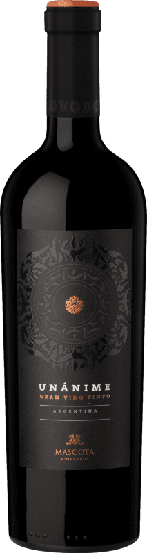 33,95 € Spedizione Gratuita | Vino Rosso Mascota Unanime I.G. Mendoza Mendoza Argentina Cabernet Sauvignon, Cabernet Franc, Malbec 75 cl