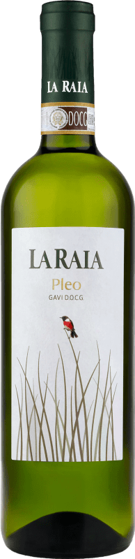 24,95 € Envío gratis | Vino Blanco La Raia Pleo D.O.C.G. Cortese di Gavi Piemonte Italia Cortese Organic — Ecológico 75 cl