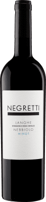 27,95 € Free Shipping | Red Wine Negretti Minot D.O.C. Langhe Piemonte Italy Nebbiolo 75 cl