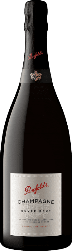 75,95 € 免费送货 | 白起泡酒 Penfolds Brut — 起泡酒 干型 Cuvée A.O.C. Champagne 香槟酒 法国 Pinot Noir — 黑皮诺, Chardonnay — 莎当妮, Pinot Meunier — 黑皮诺·莫尼耶 75 cl