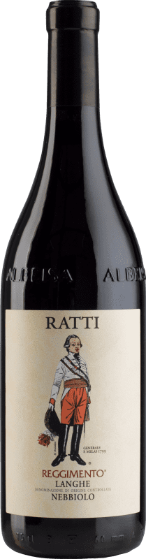 49,95 € Free Shipping | Red Wine Renato Ratti Reggimento D.O.C. Langhe Piemonte Italy Nebbiolo 75 cl