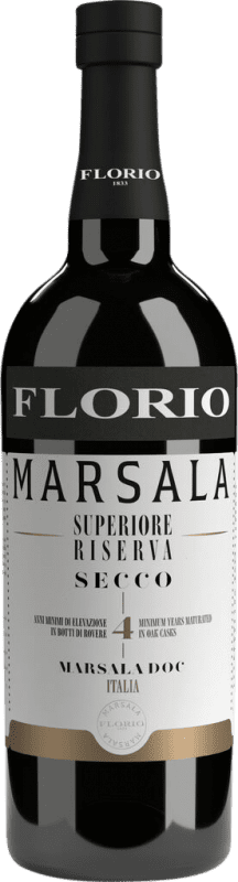 37,95 € 免费送货 | 加强葡萄酒 Florio Oltre Seco — 干型 特级 珍藏 D.O.C. Marsala 西西里岛 意大利 4 岁 75 cl