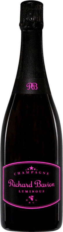 112,95 € Envío gratis | Espumoso Rosado Richard Bavion Luminous Epernay Rosé — Rosado, Premium A.O.C. Champagne Champagne Francia 75 cl