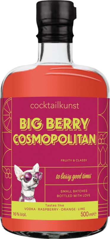 33,95 € 免费送货 | 利口酒 Cocktailkunst Big 德国 中瓶装 50 cl Cosmopolitan — 大都会（鸡尾酒）, Berry — 浆果