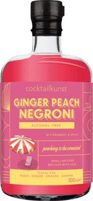 36,95 € Envoi gratuit | Liqueurs Cocktailkunst Allemagne Bouteille Medium 50 cl Ginger — Gingembre, Peach — Pêche, Negroni Sans Alcool