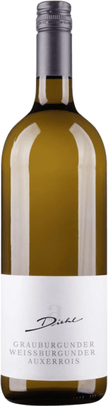 10,95 € 免费送货 | 白葡萄酒 Diehl Cuvée 德国 Pinot Gris — 灰皮诺, Pinot Blanc — 白皮诺 1 L