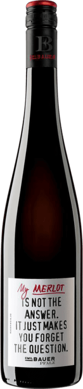 19,95 € Free Shipping | Red Wine Emil Bauer Is not the Answer Germany Merlot 75 cl