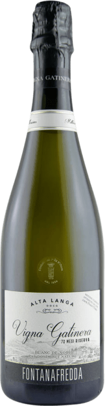 145,95 € Spedizione Gratuita | Spumante Bianco Fontanafredda Vigna Gatinera Zéro Dosage — Dosaggio Zero — Brut Nature Riserva D.O.C. Alta Langa Piemonte Italia 75 cl