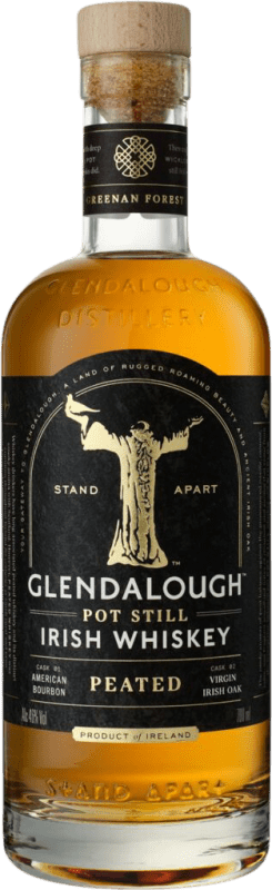 96,95 € 免费送货 | 调和威士忌 Glendalough Pot Still Peated — 烟熏 爱尔兰 70 cl