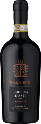 16,95 € 免费送货 | 红葡萄酒 Mondo del Vino Villa Pani 特级 D.O.C. Barbera d'Asti 皮埃蒙特 意大利 75 cl
