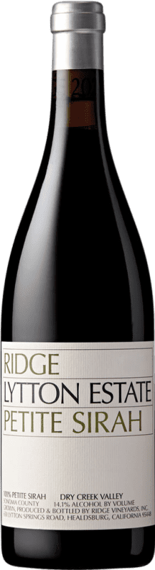 93,95 € 免费送货 | 红葡萄酒 Ridge Lytton Estate Wine — 庄园葡萄酒 美国 Petite Syrah 75 cl