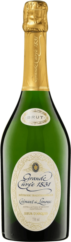 19,95 € 免费送货 | 白起泡酒 Sieur d'Arques Aimery 1531 Grande Cuvée A.O.C. Crémant de Limoux 朗格多克 - 鲁西荣 法国 75 cl