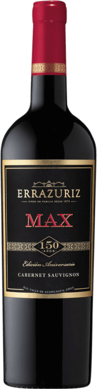 24,95 € Kostenloser Versand | Weißwein Viña Errazuriz MAX Chile Cabernet Sauvignon 75 cl