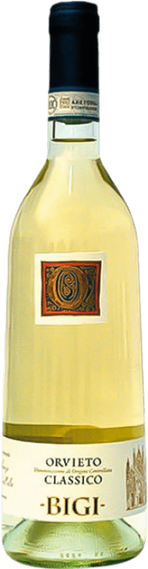 10,95 € Envío gratis | Vino Blanco Bigi Classico — Clásico D.O.C. Orvieto Umbria Italia Malvasía, Trebbiano, Verdejo, Grechetto, Drupeggio 75 cl