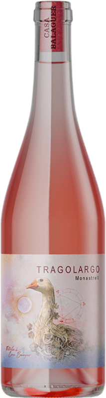 12,95 € Envío gratis | Vino Tinto Balaguer i Cabré Tragolargo D.O. Alicante Comunidad Valenciana España Monastrell 75 cl