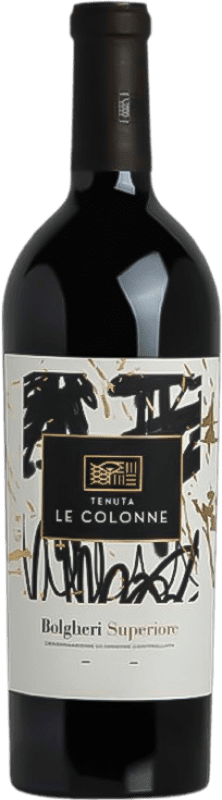 59,95 € Free Shipping | Red Wine Le Colonne Superior D.O.C. Bolgheri Tuscany Italy Merlot, Cabernet Sauvignon, Cabernet Franc 75 cl
