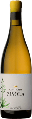 61,95 € Envio grátis | Vinho Branco Mazzei Contrada Zisola I.G.T. Terre Siciliane Sicília Itália Catarratto 75 cl
