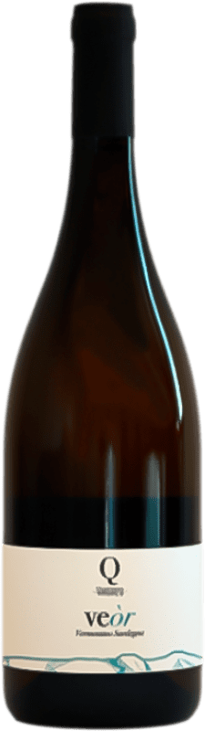 14,95 € 免费送货 | 白葡萄酒 Quartomoro Veòr D.O.C. Vermentino di Sardegna 撒丁岛 意大利 Vermentino — 维蒙蒂诺 75 cl
