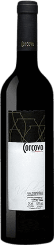 9,95 € Spedizione Gratuita | Vino Rosso Megía Corcovo Riserva D.O. Valdepeñas Castilla-La Mancha Spagna Tempranillo 75 cl