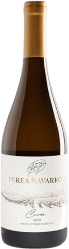16,95 € Envío gratis | Vino Blanco Muni Perea Navarro España Airén 75 cl