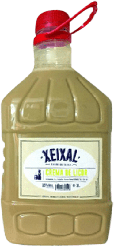 36,95 € Envío gratis | Crema de Licor Xeixal España Garrafa 3 L