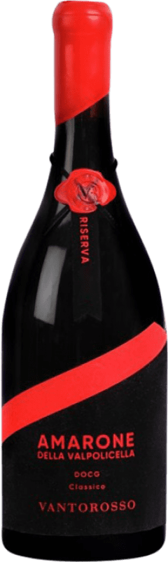 115,95 € Spedizione Gratuita | Vino Rosso Vantorosso Classico Riserva D.O.C.G. Amarone della Valpolicella Veneto Italia Corvina, Rondinella, Corvinone 75 cl
