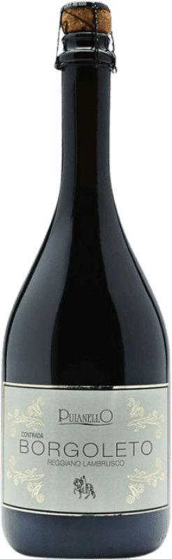 9,95 € Free Shipping | Red Sparkling Wine Puianello Contrada Borgoleto Italy 75 cl