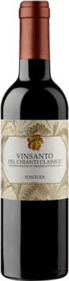 93,95 € 免费送货 | 甜葡萄酒 Fontodi Vinsanto D.O.C.G. Chianti 托斯卡纳 意大利 Malvasia — 玛尔瓦西亚, Sangiovese — 桑娇维塞 半瓶装 37 cl